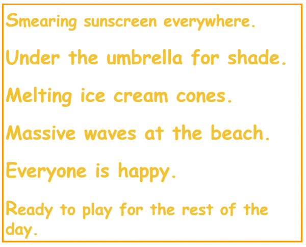 Acrostic Poems About Summer